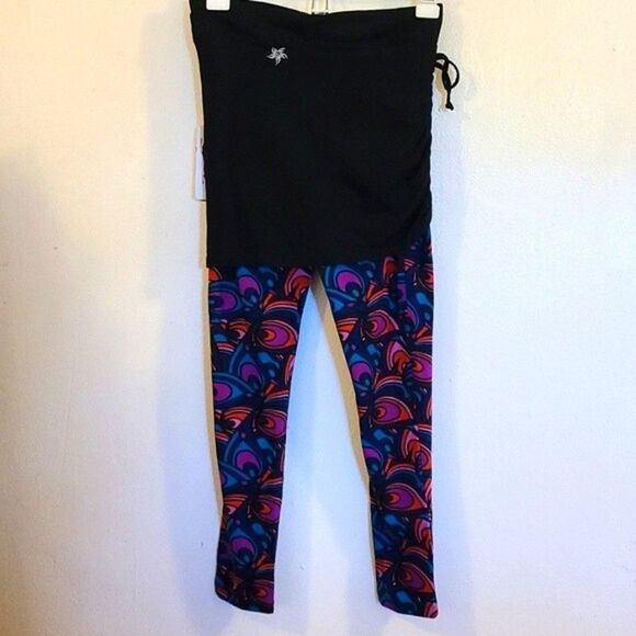 Satva organic pre-shrunk cotton Sukha multi-color legging New size small - Picture 4 of 10